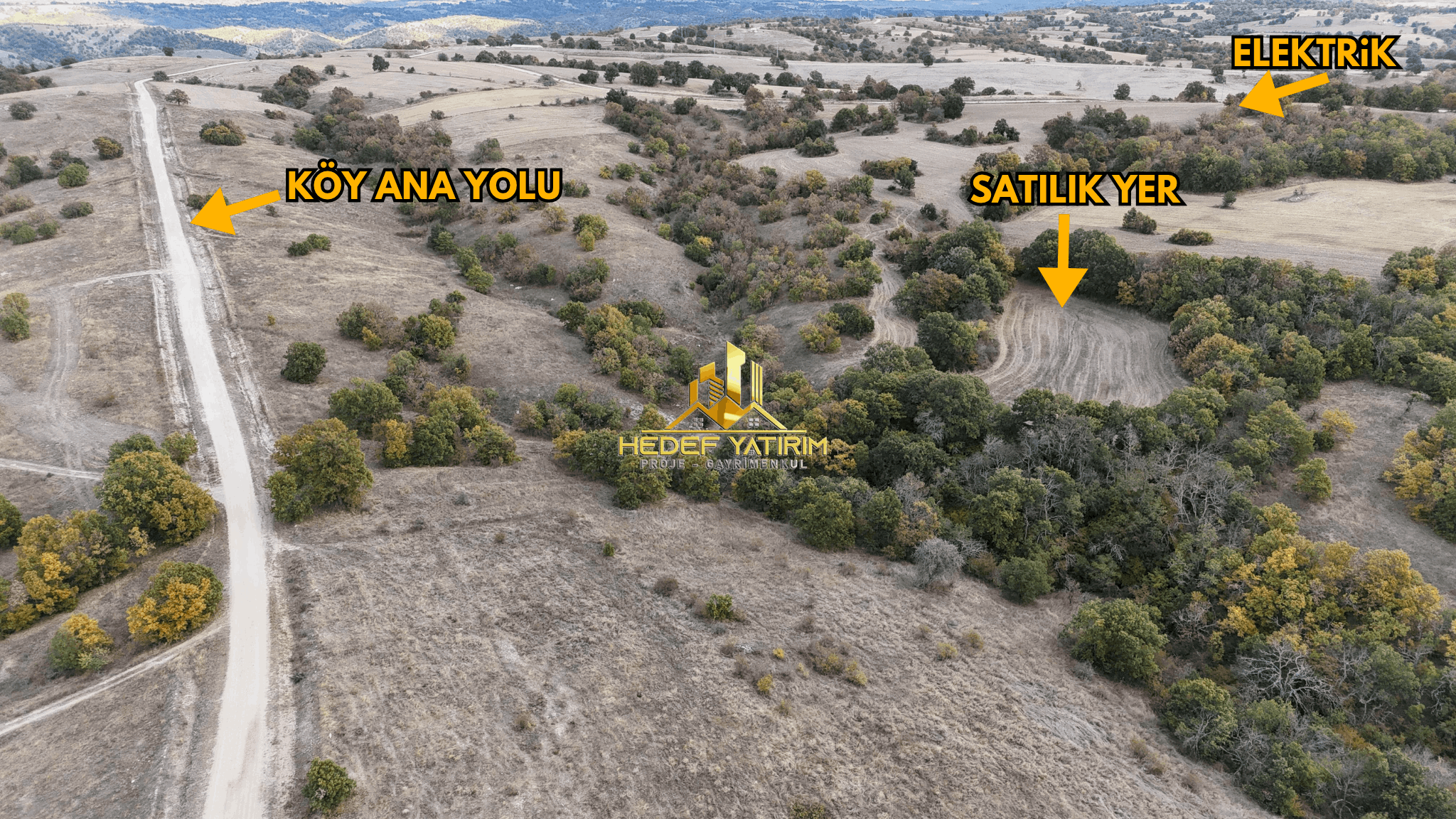 KÖY ANA YOLUNA ÇOK YAKIN TEKTAPU [ 3.693 m2 ] PROMOSYONLU ARAZİ